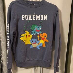 Pokemon Kids One Piece - Blue with Multicolor Characters